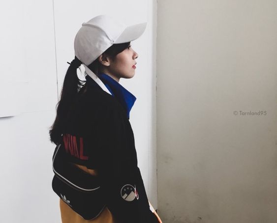 棒球帽穿搭　夏天